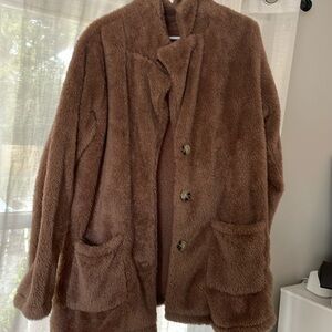 SHEIN teddy coat